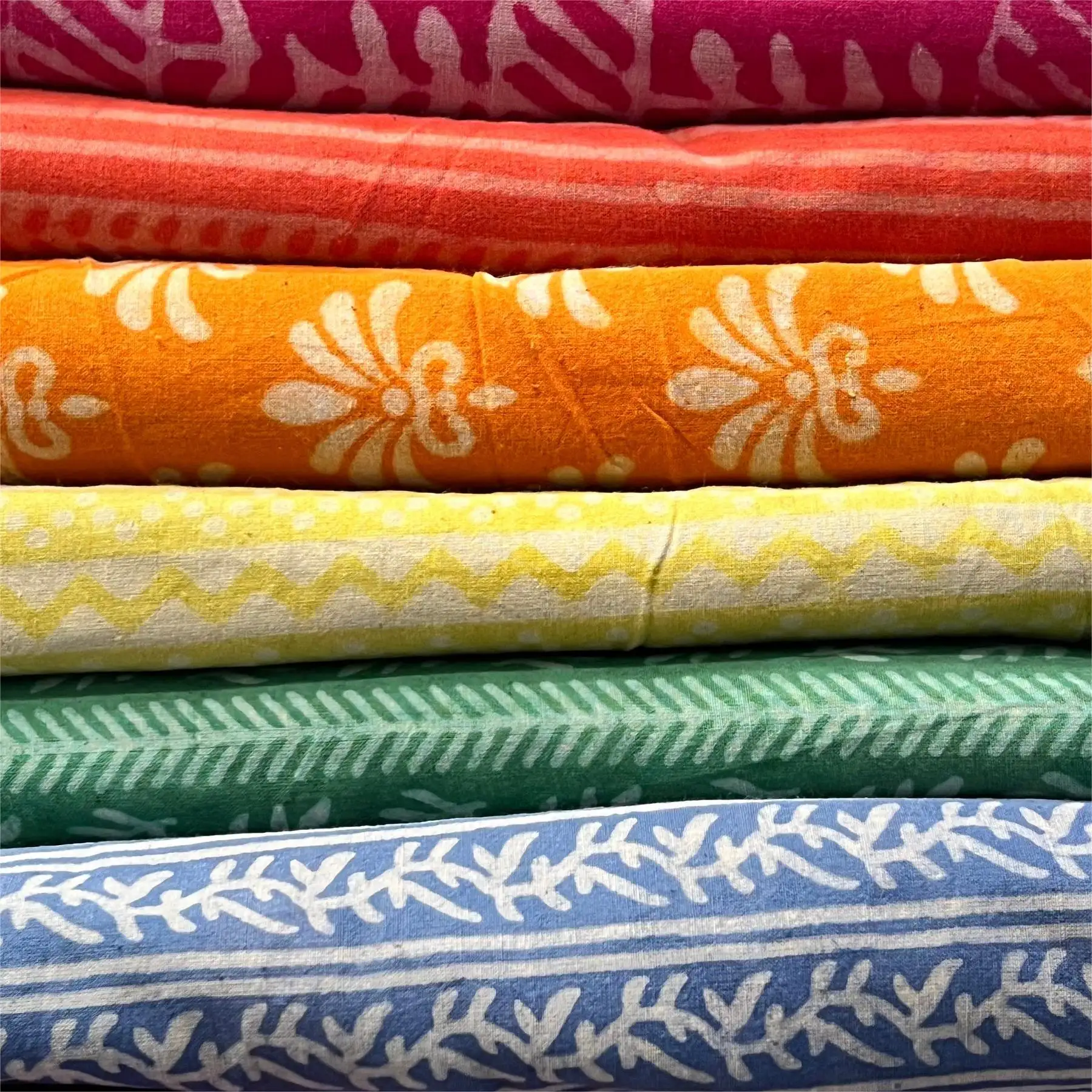 Tas campuran motif bunga India 100% katun Murni kain campur dan cocok untuk pakaian wanita tirai bantal tas