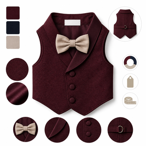 Chaleco de malla de color sólido para perros, transpirable, estilo informal de verano, ajustable, para todas las estaciones, ropa para mascotas - Product Image 2
