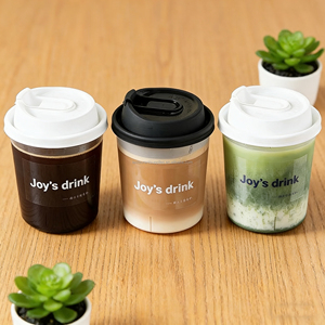 แก้วพลาสติก PP แข็ง ขนาด 500 มล./700 มล. สำหรับกาแฟ นม ชานมไข่มุก พิมพ์โลโก้ตามสั่ง พร้อมฝาปิด - Product Image 3