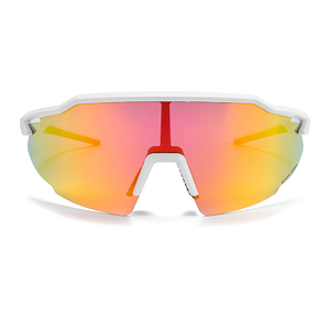 Logo personnalisé marque TR90 sport lunettes de soleil pickleball cyclisme lunettes rose rouge bleu mulit couleur lentille pour scooter moto vélo - Product Image 3
