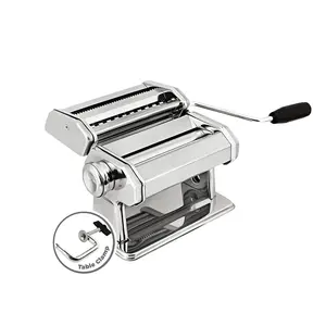 Chinese manual hand operated mini fresh noodle maker cutting and making press machine