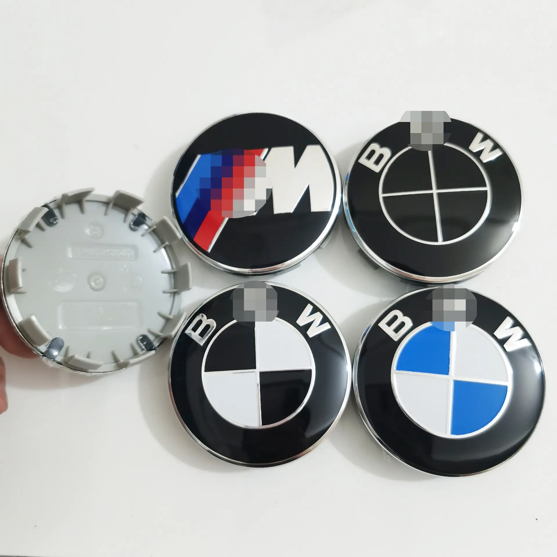 68mm Caps לוגו רכזת רכב כיסוי תג סמל עבור BMW רכב אביזרי רכב לוגו