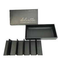 Boîte en papier avec diviseur, emballage de luxe personnalisé pour aliments, chocolat, cadeau