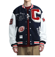 Veste Vintage Custom Log Racing manches en cuir Letterman Varsity Classic Sport veste patchs en cuir Vintage pour homme