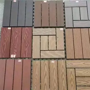 Wpc decking 목제 곡물 방수 옥외 합성 decking