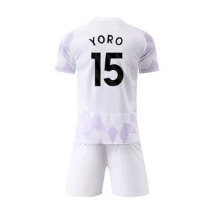 Maillot de football extérieur pour l'été 25/26 – Nouvelle saison – Tenue de compétition à manches courtes séchage rapide pour clubs européens - Product Image 3