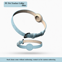Collier pour chien GPS personnalisable avec AirTag intégré, réglable, confortable et doux – Le plus vendu