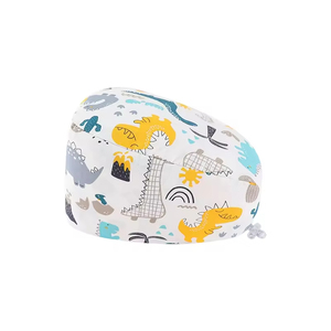 Gorros Quirúrgicos Duraderos con Forro <span class=keywords><strong>de</strong></span> Satén para Mujer, con Botones, Estampado <span class=keywords><strong>de</strong></span> Dibujos Animados, Gorros <span class=keywords><strong>de</strong></span> Enfermera, Gorros Médicos Transpirables - Product Image 2
