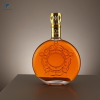Haute qualité spiritueux liqueur brandy 700ml XO fournisseur de bouteilles en verre avec du liège