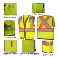 Gilet di Sicurezza Regolabile di Alta Qualità, Materiale Riflettente ad Alta Visibilità, Design Innovativo, Fornitura ODM