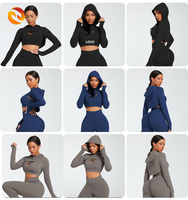 Ensemble de sport 3 pièces personnalisé avec logo 2025 pour femme : soutien-gorge de sport sans couture, leggings taille haute, tenue de sport athlétique pour gym, fitness et yoga