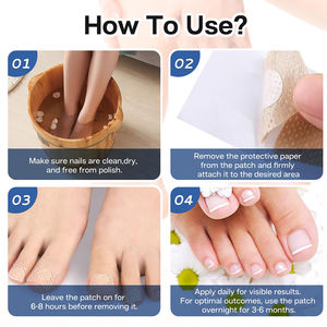 Patch de soin des ongles à l'huile d'arbre à thé naturelle, anti-fongique, utilisation nocturne pour le traitement des champignons, produit de réparation des ongles - Product Image 5