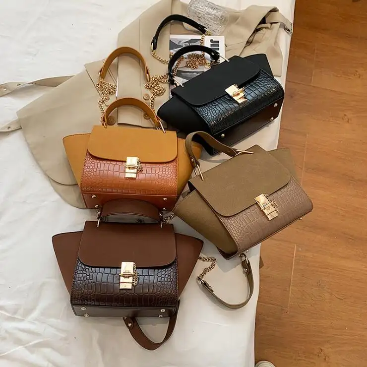 New Handbags Women Shoulder Bags 2022 Luxury Suede Casual Totes Ladies Chain Bags Female Purses