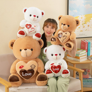 Oso de Peluche de Dibujos Animados Relleno de Algodón PP al por Mayor, Juguete de Peluche Suave para Abrazar, Alivia el Estrés, Muñeco de Peluche, Regalo de San Valentín - Product Image 6