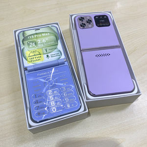 Nouveau téléphone pliable I15 Pro 2,55 pouces 4 SIM avec clavier, téléphone à clapet 2G GSM pas cher, débloqué, vente en gros - Product Image 5