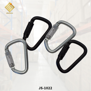 30KN स्टील Carabiners डी प्रकार जस्ती स्टील ऑटो ताला Carabiner हुक गिरावट के लिए गिरफ्तारी/कनेक्शन सुरक्षा बेल्ट - Product Image 4