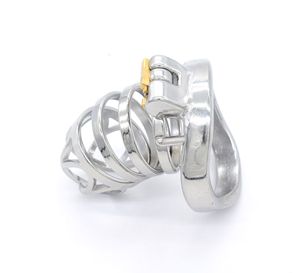 Cage de chasteté masculine polie à la main, pénis robuste verrouillé <span class=keywords><strong>BDSM</strong></span> retarde l'éjaculation pour hommes, vente en gros - Product Image 6