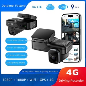 Caméra embarquée transfrontalière 4G avec surveillance à distance en temps réel, détection <span class=keywords><strong>radar</strong></span> double avant et arrière, stockage vidéo sur le cloud, mode veille 170° - Product Image 5