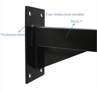 Chaoran Direct Sales Barre de traction durable pour salle de sport à domicile, logo OEM universel gratuit, acier réglable, fixation murale, directement de l'usine