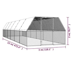 Professional Run Chicken Coop for Your Beloved Pets Outdoor Poultry Cage Hen House with low price