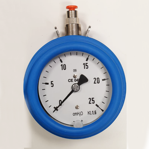 अनुकूलित डायल आकार 2.5 इंच 63mm cmH2O कैप्सूल कम दबाव नापने का यंत्र के साथ ब्लू रबर कवर - Product Image 2