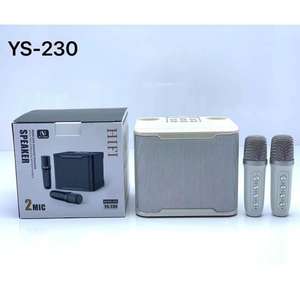 YS230 Nuevo Barato 4ohm 10W Dual MIC Cambio de tono de corte vocal Recargable Blue Tooth Home Party 2022 Potente altavoz de karaoke de graves - Product Image 5