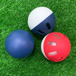 Ball 73mm 8/16-Hole Durable High Quality EVA Plastic Lightweight <b>Baseball</b> Training Ball Kids Adults Indoor Outdoor Play - Product Image 1