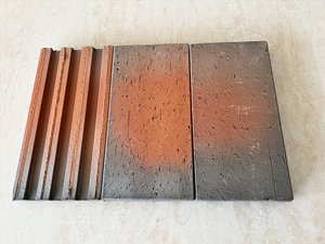 Prix usine carrelage en <span class=keywords><strong>terre</strong></span> <span class=keywords><strong>cuite</strong></span> carreaux de clinker extérieur Slip argile <span class=keywords><strong>brique</strong></span> sec suspendu carrelage mural externe - Product Image 4