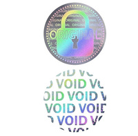 Autocollants d'hologramme inviolables avec codes de série QC PASS Étiquetage sécurisé et étiquette anti-contrefaçon fiable