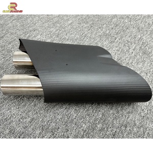 Tuyau d'échappement 700 Upgrade R Style en carbone sec, embout d'échappement en fibre de carbone mate pour Mercedes Benz W464 G63 2019-2024 - Product Image 6