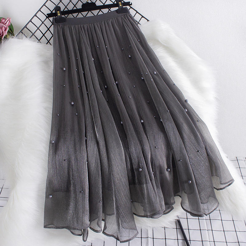 Shop Our Hot Sale Long Pearl Casual Women's Tulle Skirts