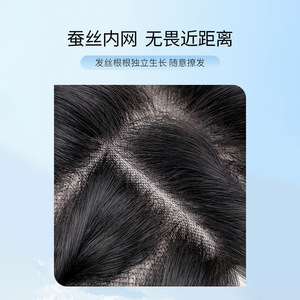 Peluca Corta Lisa de Marca Nacional para Mujer, de Encaje Transparente, con Cobertura Completa, Largo hasta la Clavícula, de Fibra Resistente al Calor, para Cualquier Tipo de Rostro - Product Image 4