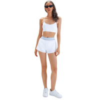 Ensemble de yoga et de course pour femmes 2026 – Personnalisable OEM, ultra doux, extensible dans les 4 sens, anti-humidité, soutien-gorge et short, idéal pour la gym