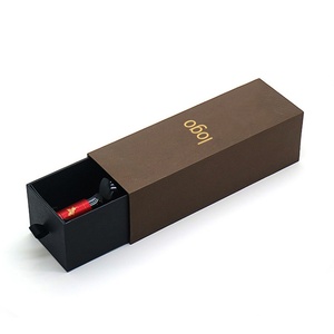 Custom Logo Paper Wine <b>Box</b> <b>Champagne</b> Cardboard Single Single Bottle of Fine Red Wine Bottle Paper Gift Packaging Wine <b>Box</b> - Product Image 2