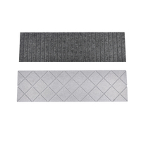 Tapis d'escalier acoustique auto-adhésif moderne fabriqué sur mesure QIANQIAO, absorbant l'eau, antidérapant, réduisant le bruit
