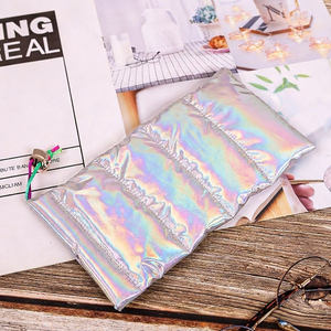 Étui à lunettes rectangulaire argenté avec logo personnalisé, sac à lunettes à cordon, étui à lunettes vintage de luxe, anti-UV, <span class=keywords><strong>rangement</strong></span> pour bijoux - Product Image 5