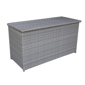 Caja de Almacenamiento para Jardín, Moderna, de Mimbre Sintético, para Exteriores, con Bolsa de Polietileno Impermeable en el Interior - Product Image 1
