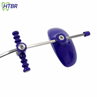 Appareil de traction extra-oral 4 couleurs, cadre en acier inoxydable, coussinets en mousse, clé avec articulation réglable, masque orthodontique