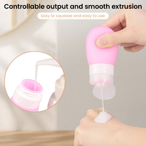 BPA Free Food Grade Leak-proof Reusable Silicone Sauce Bottle Squeeze Silicone Ketchup Bottle for Food - Product Image 5
