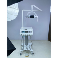 Unité dentaire électrique portable SL-A32, ensemble complet avec compresseur d'air, construction en métal et plastique