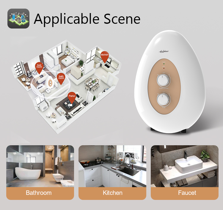 5500 energy saving hot sell instant 220v instant electric shower water heater