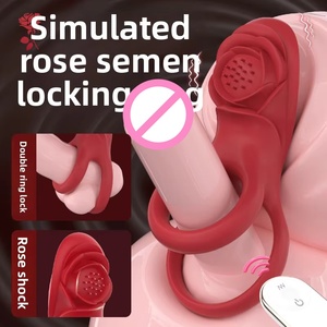 <span class=keywords><strong>Anneau</strong></span> vibrant double unisexe pour stimulation clitoridienne, masturbateur adulte étanche IPX7, 600g - Product Image 3