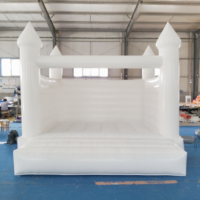 <strong>Best</strong>-<strong>selling</strong> White PVC Inflatable Bounce House Commercial Full Bouncy Castle <strong>for</strong> Wedding Parties & <strong>Events</strong>