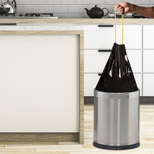 Heavy Duty Black Drawstring Trash <strong>Bag</strong> on <strong>Roll</strong> <strong>Garbage</strong> <strong>Bags</strong> Wholesale <strong>With</strong> High Practicability - Product Image 4