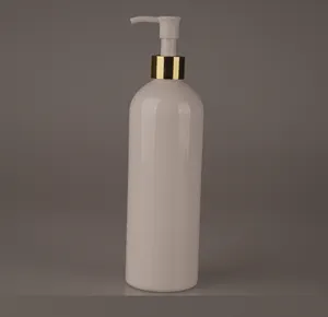 Groothandel 480Ml Lotion Pomp Cover Witte Shampoo Fles Container 8 Oz Lotion Flessen Met Pomp