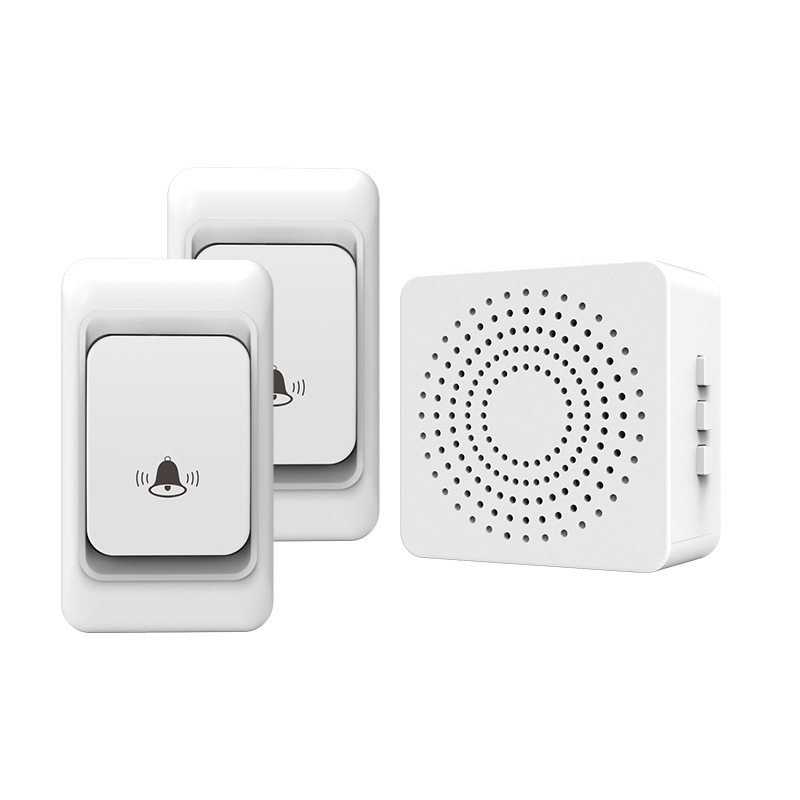 Blanc-Sonnette USB pour deux à un