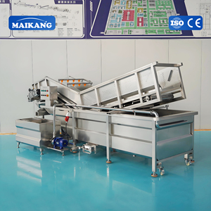 Équipement de lavage alimentaire automatique haute performance – <span class=keywords><strong>Machine</strong></span> industrielle de nettoyage à bulles pour légumes, fruits de mer et volailles - Product Image 2