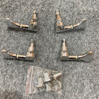 Accessoires de guitare en métal chromé moulé sous pression clés d'accordage pour chevilles d'accordage de guitare basse vente en gros