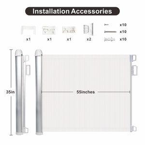 Puerta de Seguridad Retráctil Portátil Prodigy SG009, Extensible hasta 3 Metros, para Bebés y Mascotas - Product Image 6
