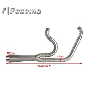 Tubo silenciador de escape completo para motocicleta <span class=keywords><strong>Harley</strong></span> <span class=keywords><strong>Dyna</strong></span> <span class=keywords><strong>Super</strong></span> <span class=keywords><strong>Glide</strong></span> FXD FXDI FXDSE FXDSE2 <span class=keywords><strong>Custom</strong></span> FXDC FXDCI FXDI35 2006-2017 - Product Image 6